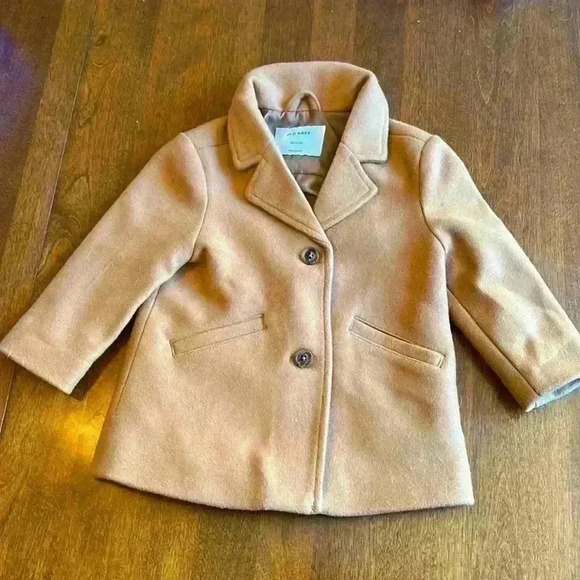 Toddler Camel Pea  Coat - Picture 1 of 3